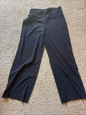Athleta Black High-Waist Wide Leg Pants